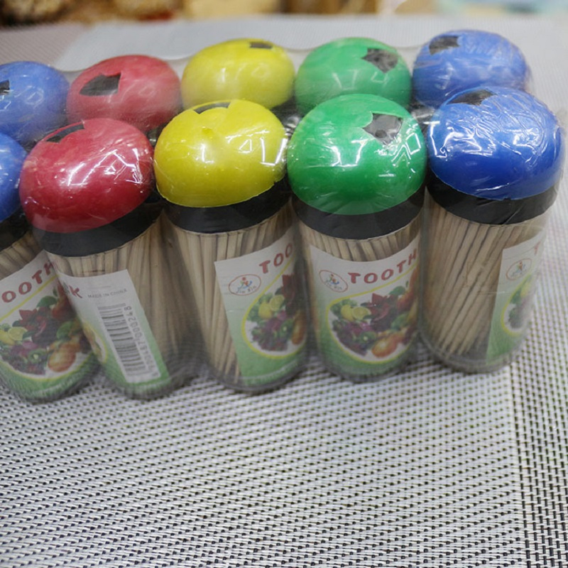 Factory Direct Sale Special Price Double-Tip Wooden Mint Flavor Toothpicks