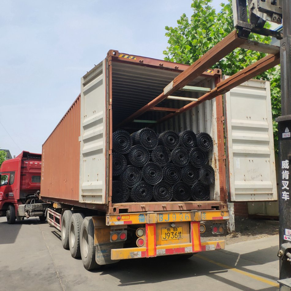 ASTM D 6637 PP Extruded Geogrid Ground Reinforcement Grid Polypropylene Geogrid for Driveway