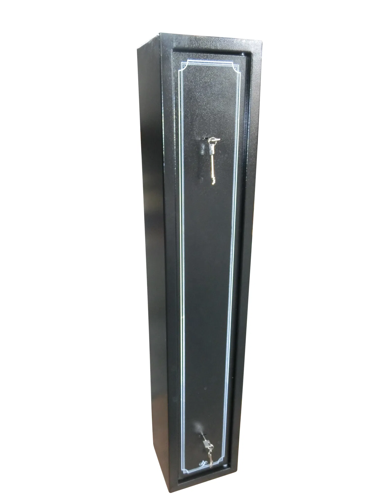 Double Key Lock Gun Safe Cabinet with Silk Screen Pattern