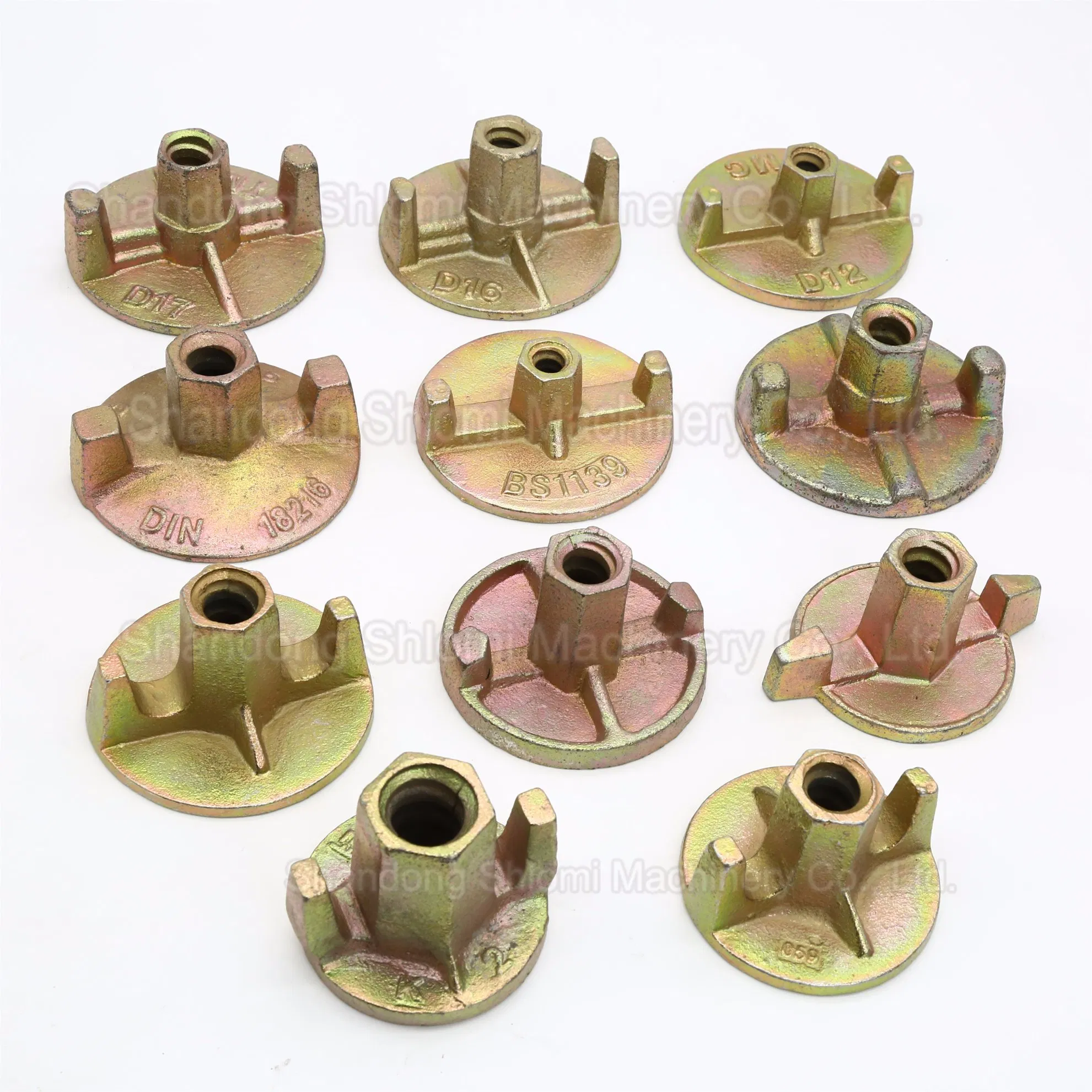 Крыльчатая гайка из чугуна для опалубки, 70-110мм