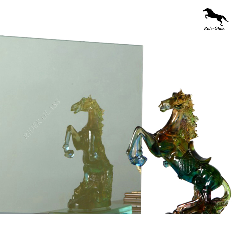5/5.5/6mm Light French Dark Green Reflective Glass