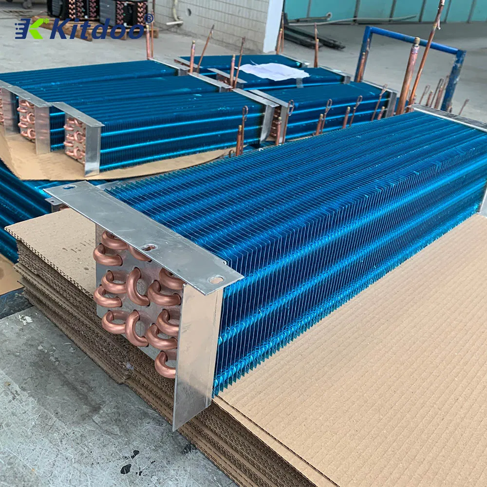 Copper Tube Gold Fin Evaporator for Heat Pump