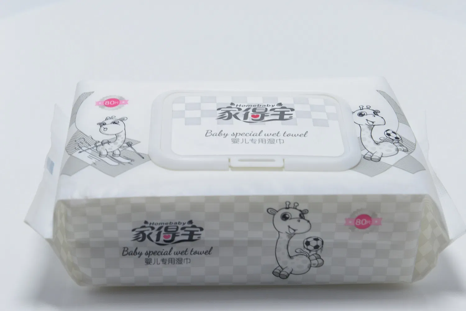 80PCS Non Woven Fabric Wipes Disposable Gentle Baby Special Wet Towel