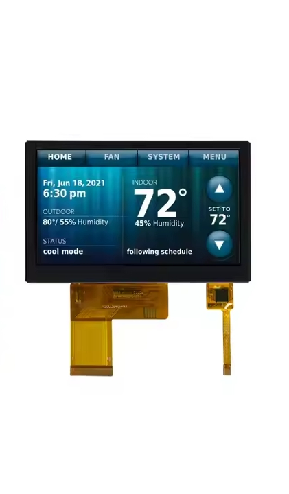 China Supplier 4.3" 480X272 IPS LCD TFT Module + Custom Touch Panel