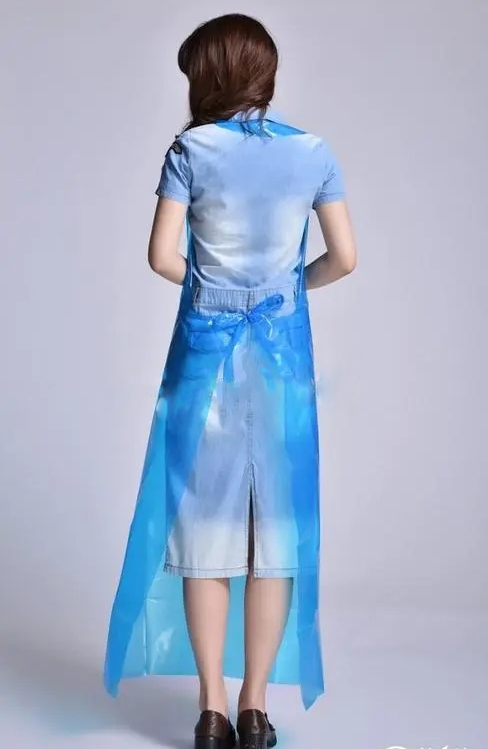 Plastic Polyethylene Waterproof Disposable PE Aprons for Cooking and Restaurant