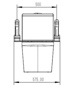 Поручень для унитаза стальной складной