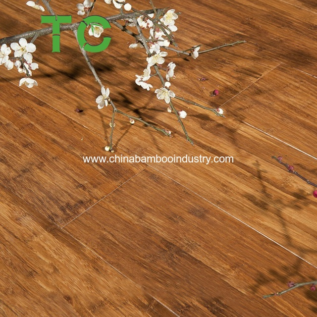 Паркетная доска из бамбука Click Strand Woven, карбонизированная