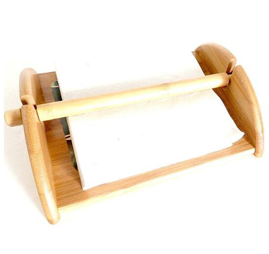 Bamboo Tissue Rack Paper Dispenser Napkin Holder
