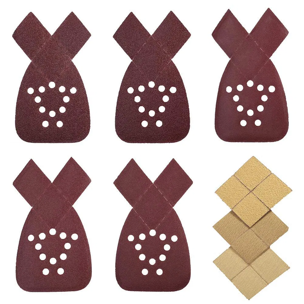 Sanders 50PCS 60 80 120 150 220 Grit Sandpaper Assortment