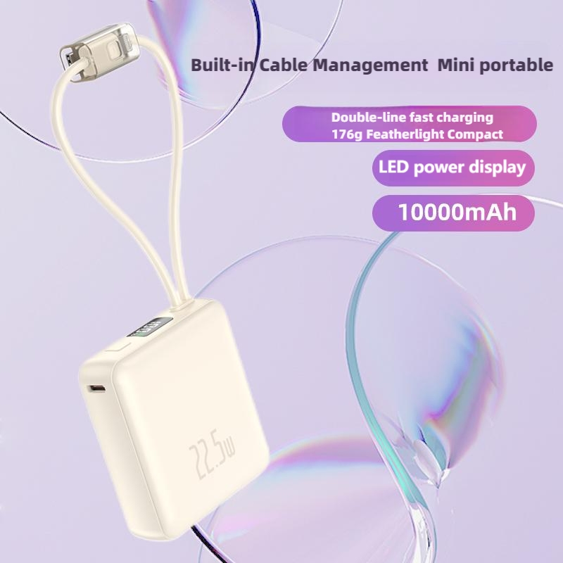 22.5W Pd+QC Dual Palm-Sized 22.5W Fast-Charging Power Bank