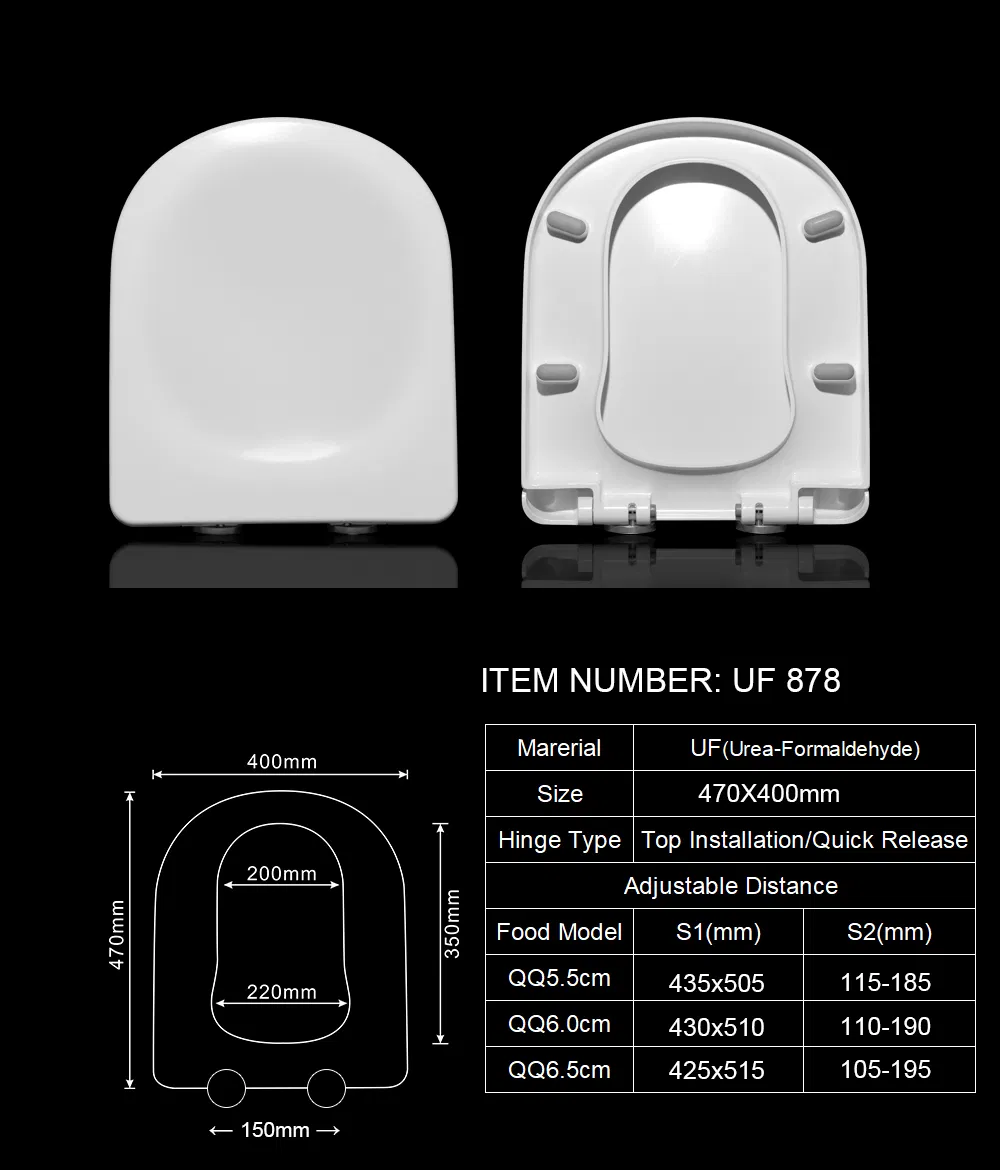 Slow-Down Close Toilet Seat Soft-Close Toilet Seat Cover