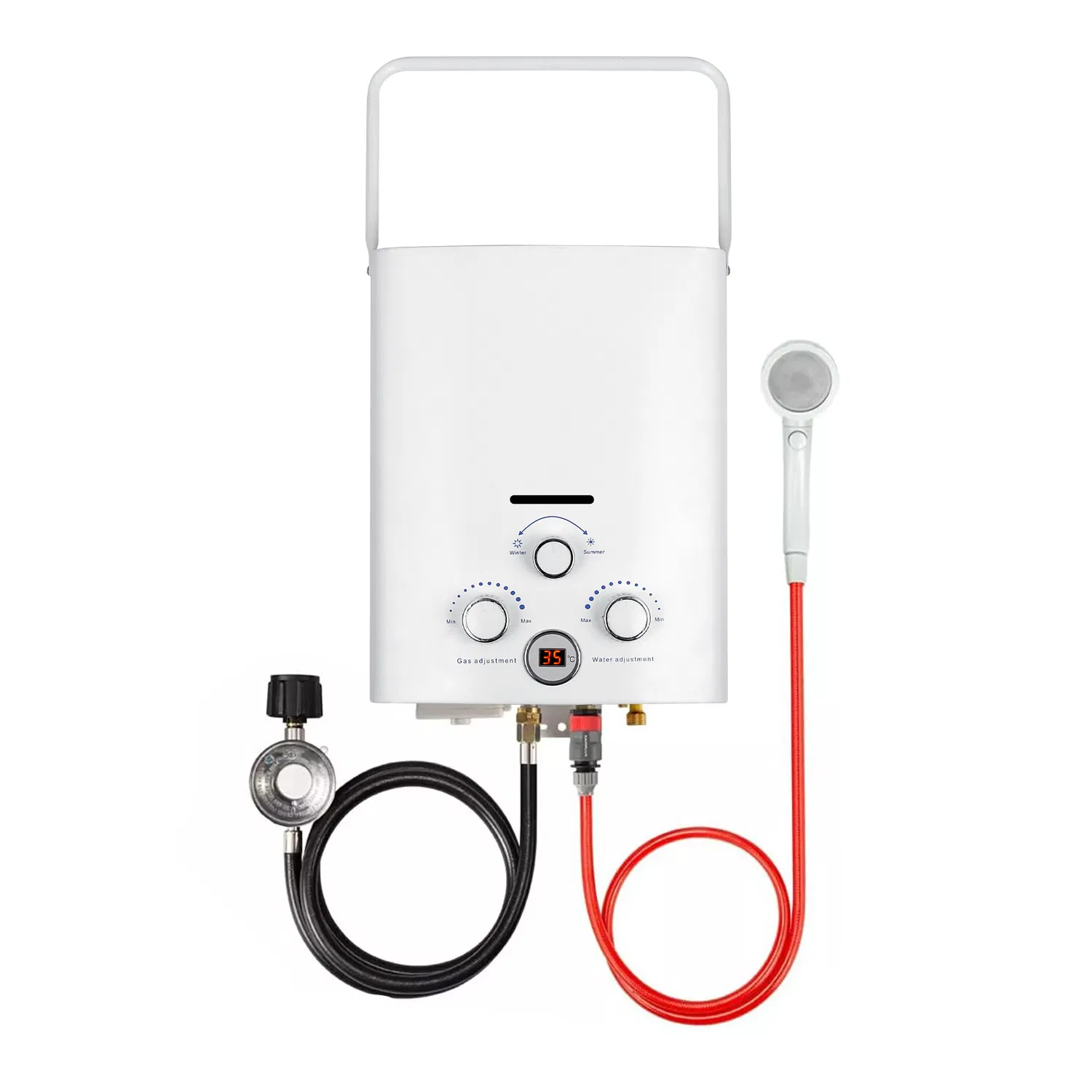 Tankless Propane RV on Demand Thermomate Outdoor Camping Hot Water Heater Gas Portable 6L