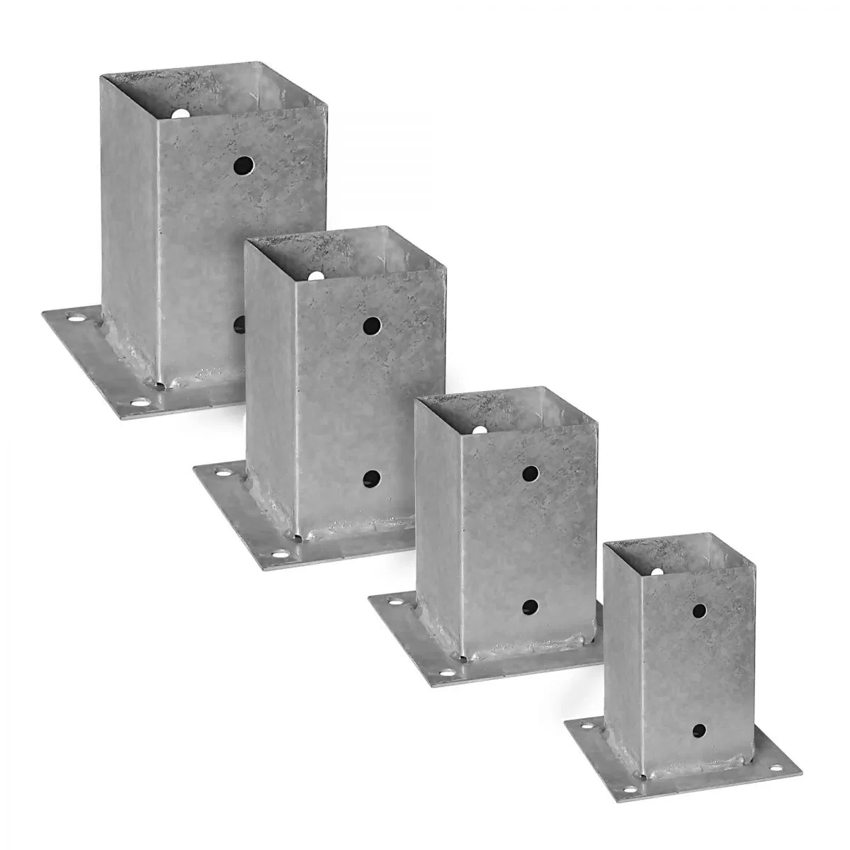 Базовая пластина для столба забора с горячим цинкованием