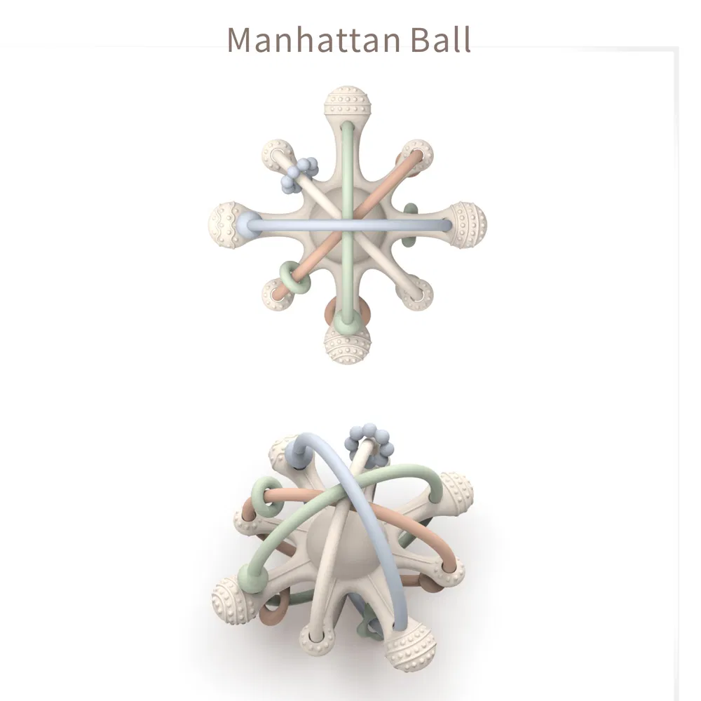Manhattan Ball Toy High-Quality Baby Teething Toy, Soft Ball Design for Comfort