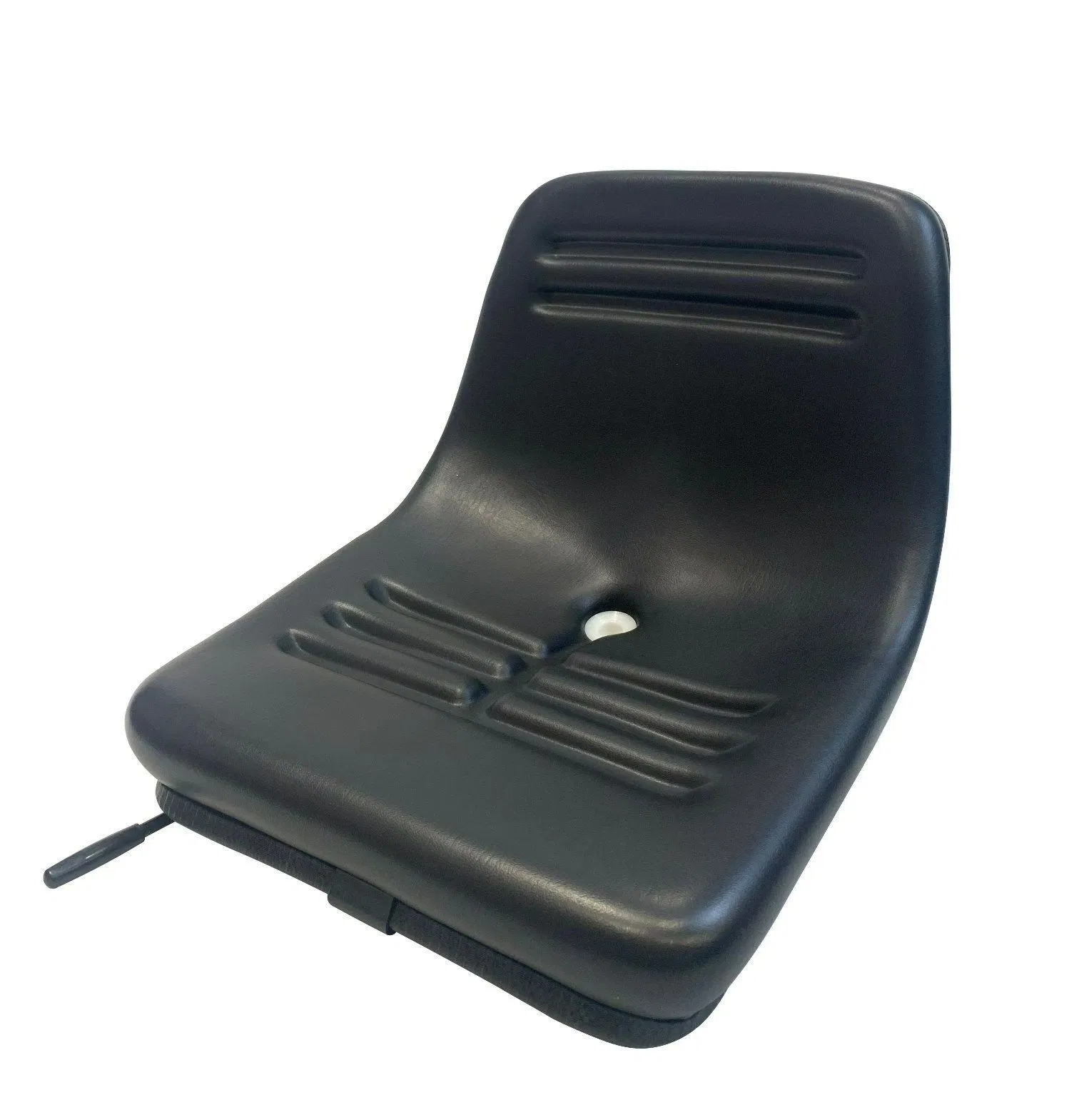 Черное сиденье для погрузчика из ПВХ