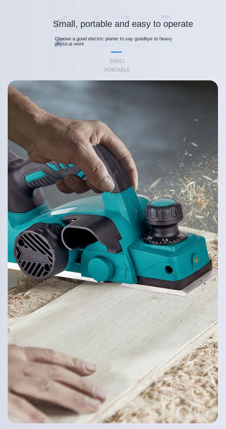 Электрорубанок Wosai 2010, 20V, портативный