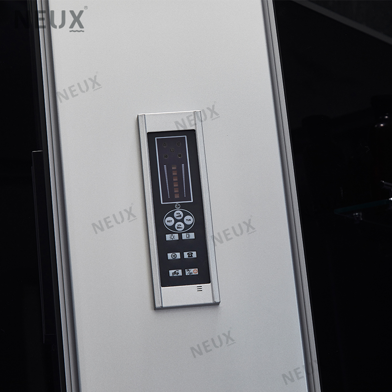 Customized Sliding Tempered Glass Corner Massage Bathroom Steam Shower Box