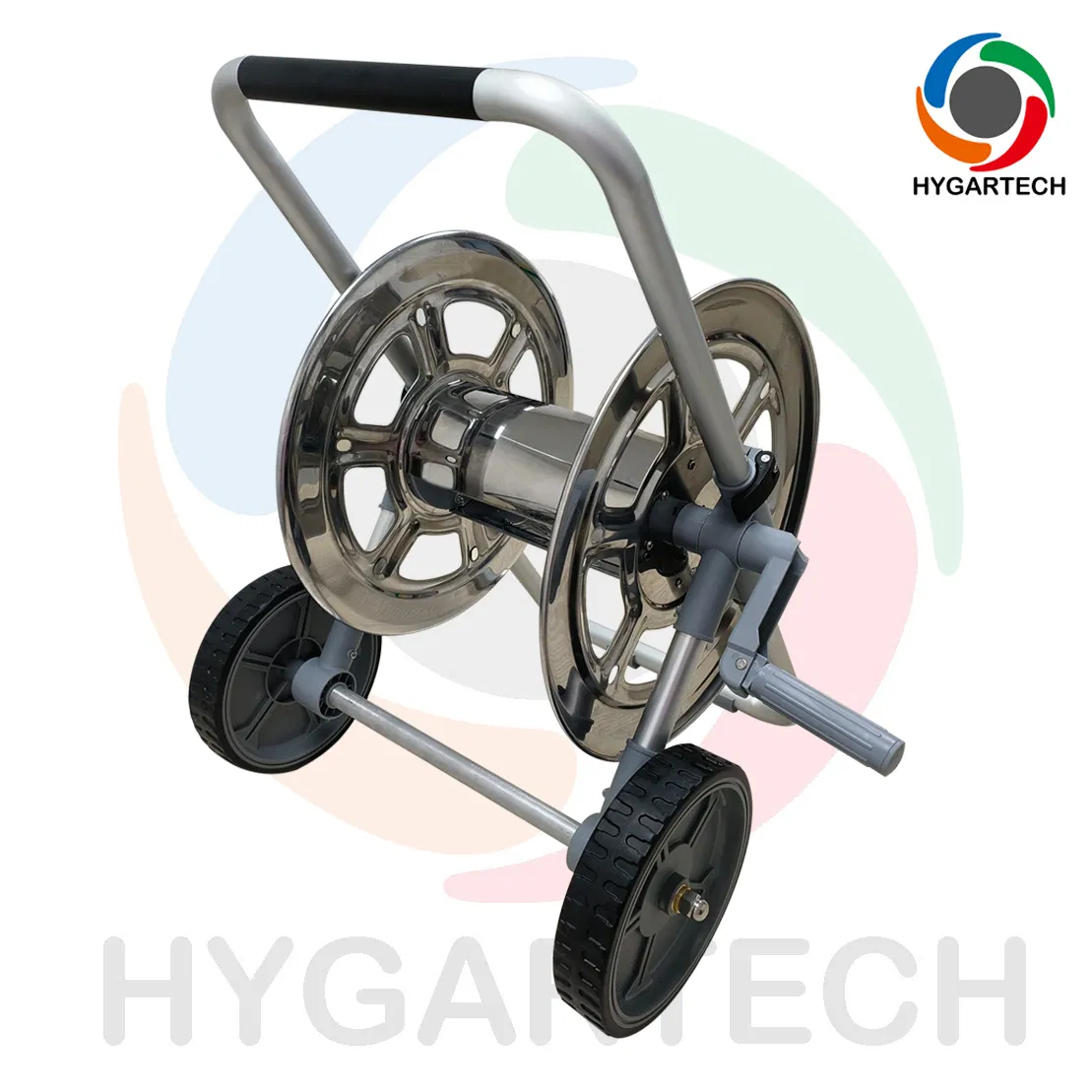 High Durability Trolley Hose Reel Cart for 1/2"X 50m Hose