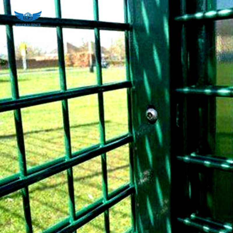 Factory Cheap Price Eco Friendly Green PVC Coated 2D Wire Fence Panels/Twin Bar Mesh Fence Panel
