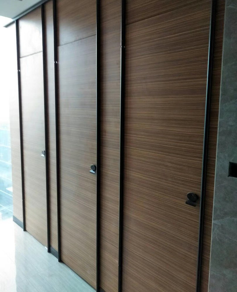 Compact Laminate Board Toilet Cubicle System Partition System