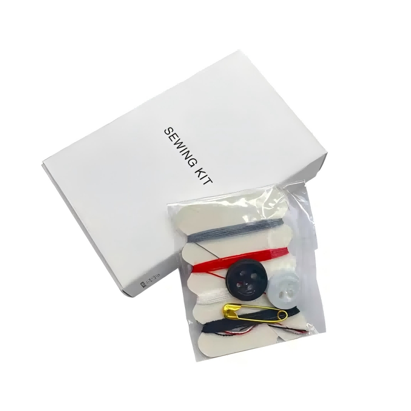 OEM Custom Small Sewing Kit Accessories in Paper Box for Hotel