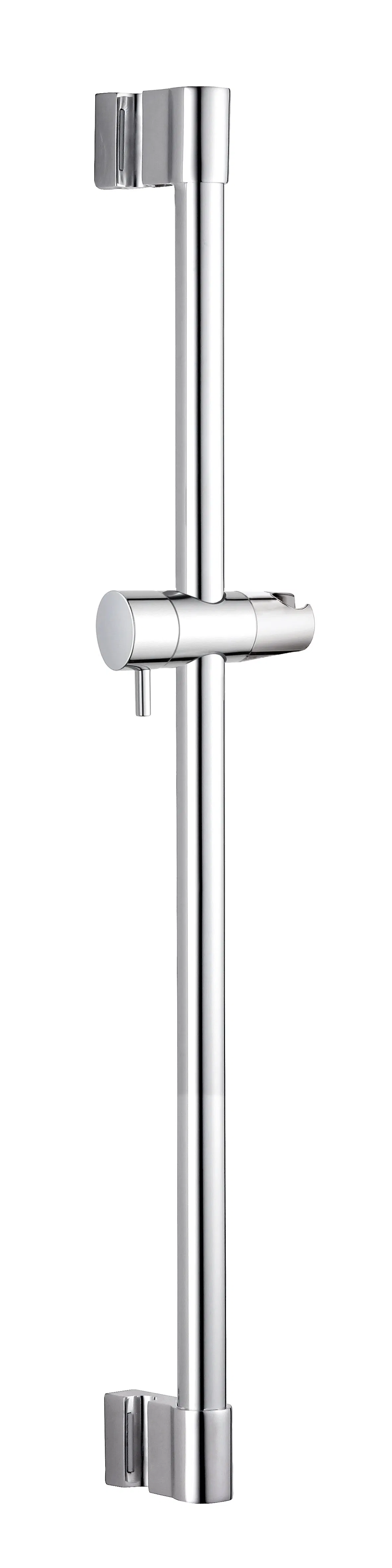 Sanitaryware Bathroom Shower Column Shower Bar Sliding Rail with Stainless Steel Tube, Wall Bracket, Hose Holder