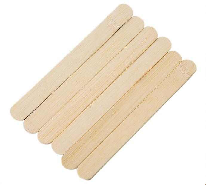 Wholesale High Quality Eco Friendly Bamboo Ice Cream Sticks Custom Packaging Disposable Popsicle Sticks
