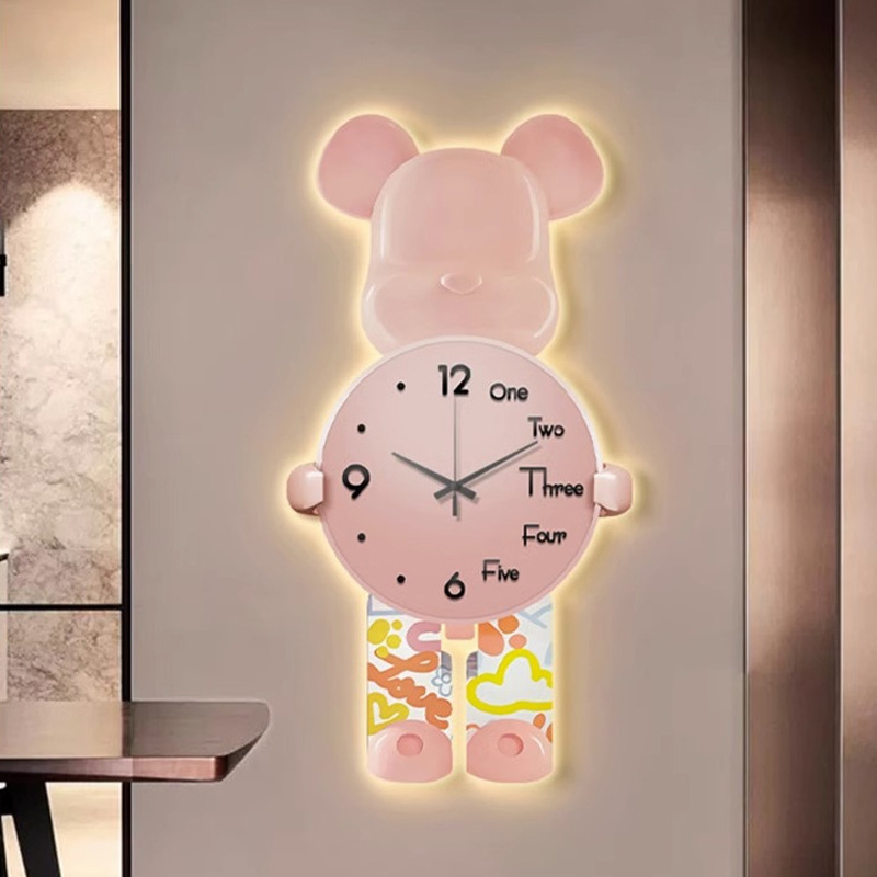 Wholesale Kaws LED Wall Clock Art Decoration Dropshipping