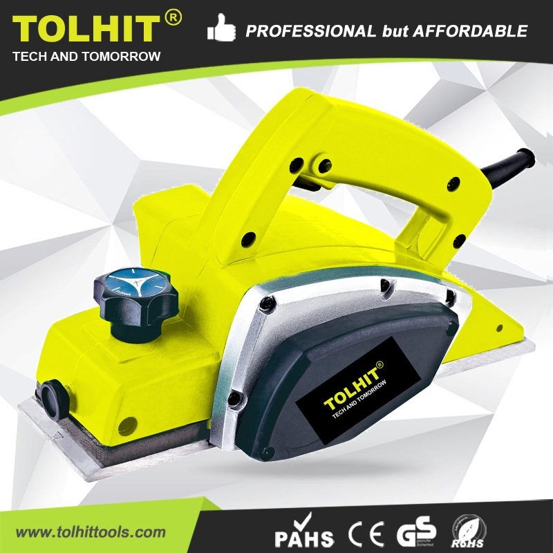 Электрорубанок Tolhit 500W, толщина строгания 82мм