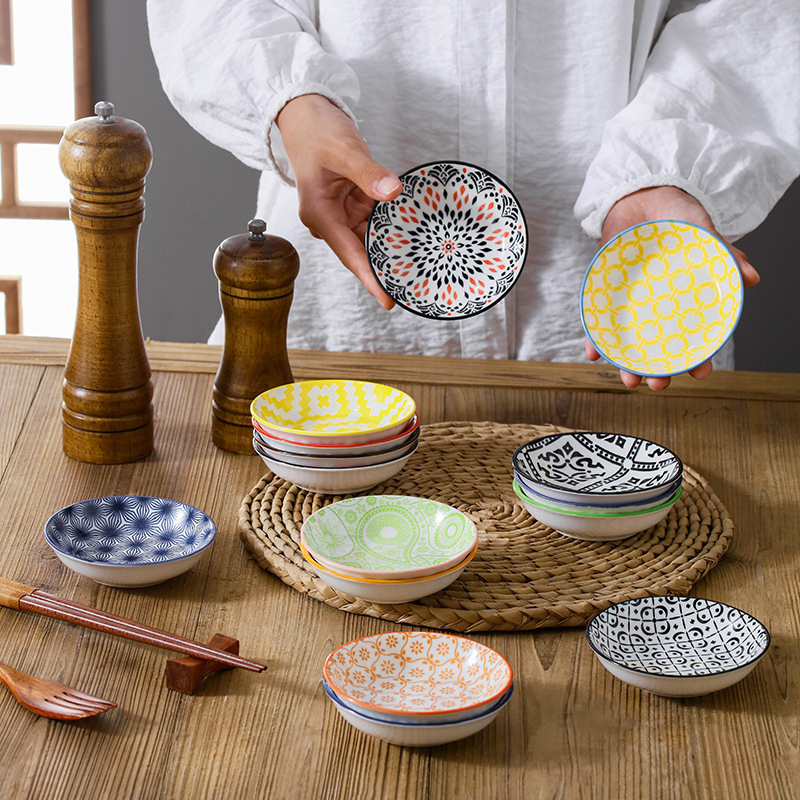4.25"Saucer Soup Plate Pad Printing Porcelware Hotelware Ceramic Tableware