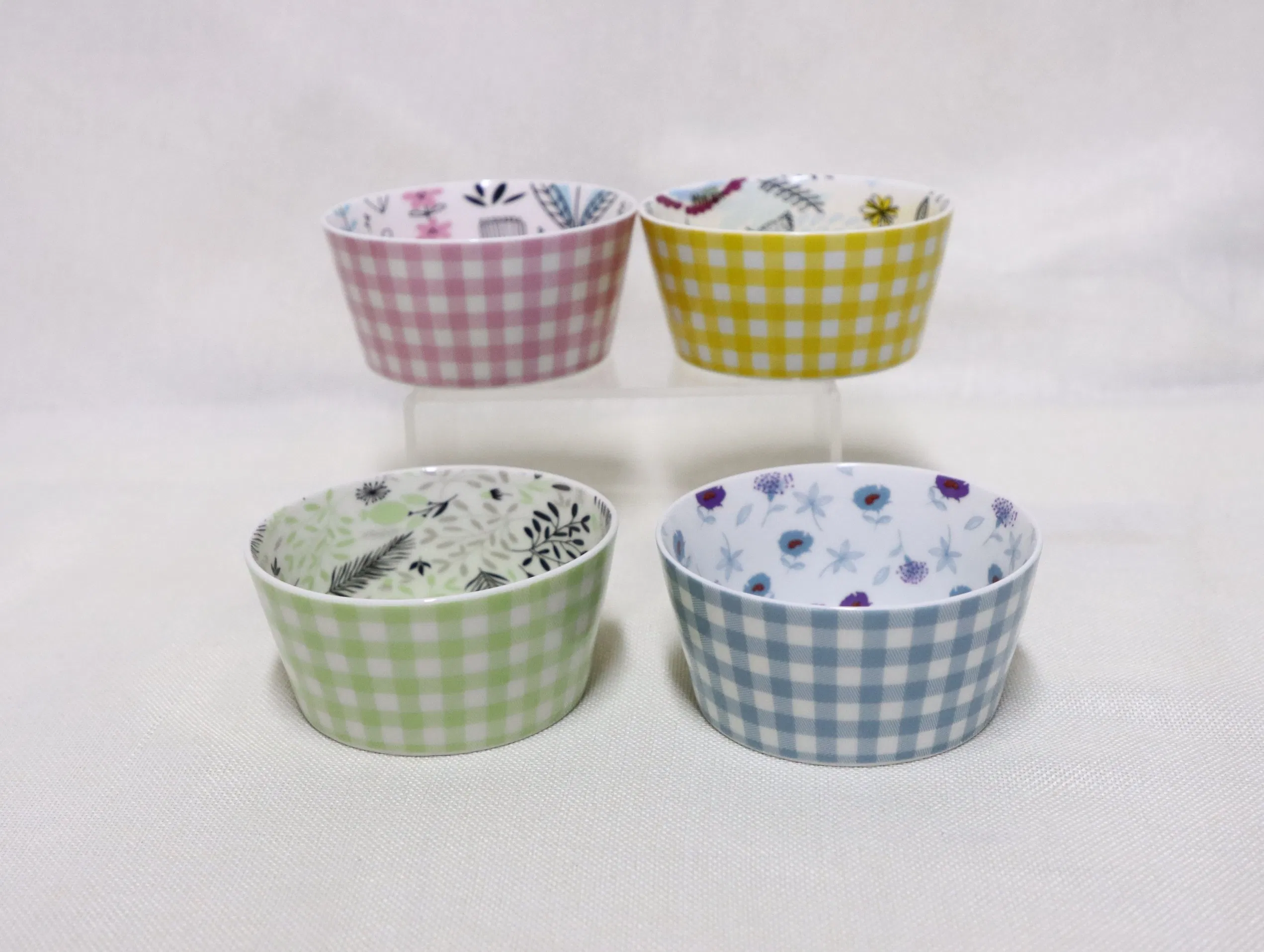 Ceramic Snack Bowl, Inside and Outside Full Decaled Ceramic Tableware Serve Bowl