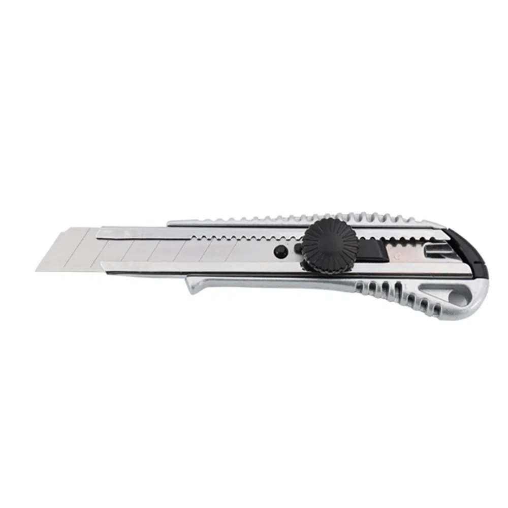 Heavy Duty 18mm Aluminum Alloy and Rubber Case Custom Utility Knife