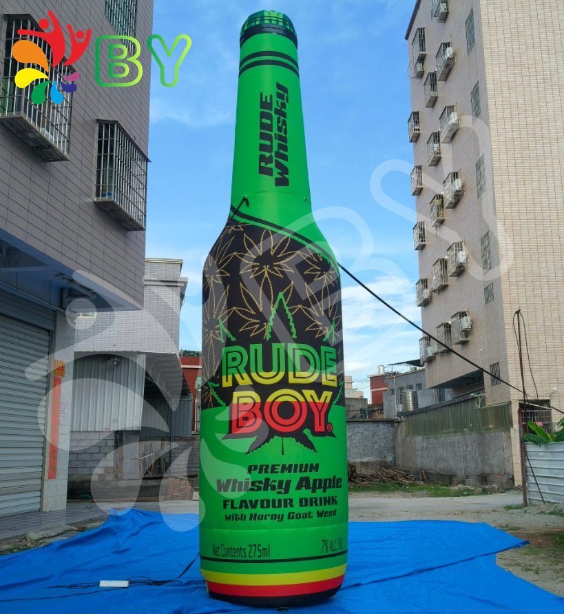 Customized Inflatable Decorative Bottle, Inflatable Advertising Wine Bottles