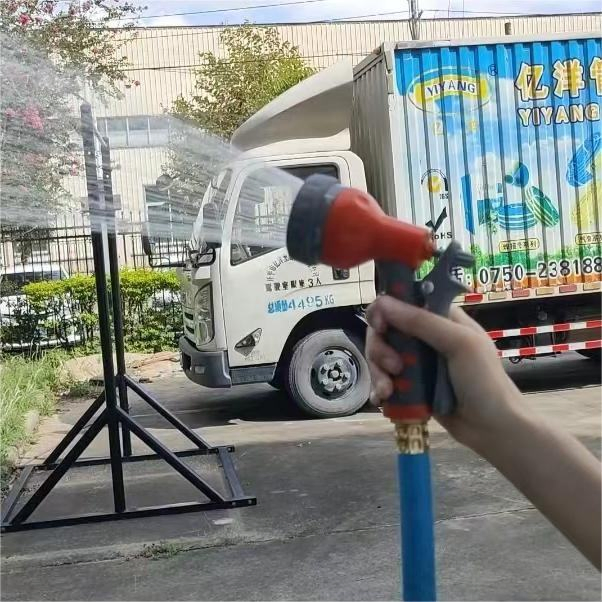 5/8 Water Hose 4 Layers 150psl Working 3/4 Brass Fittings Reach Standard Environment Flexible PVC Garden Hose Pipe with Spray