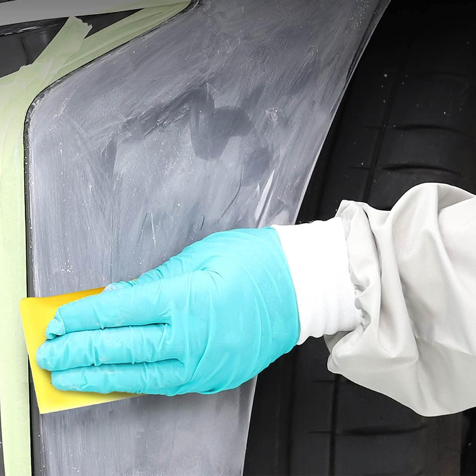 Yellow Abrasive Foam Pad