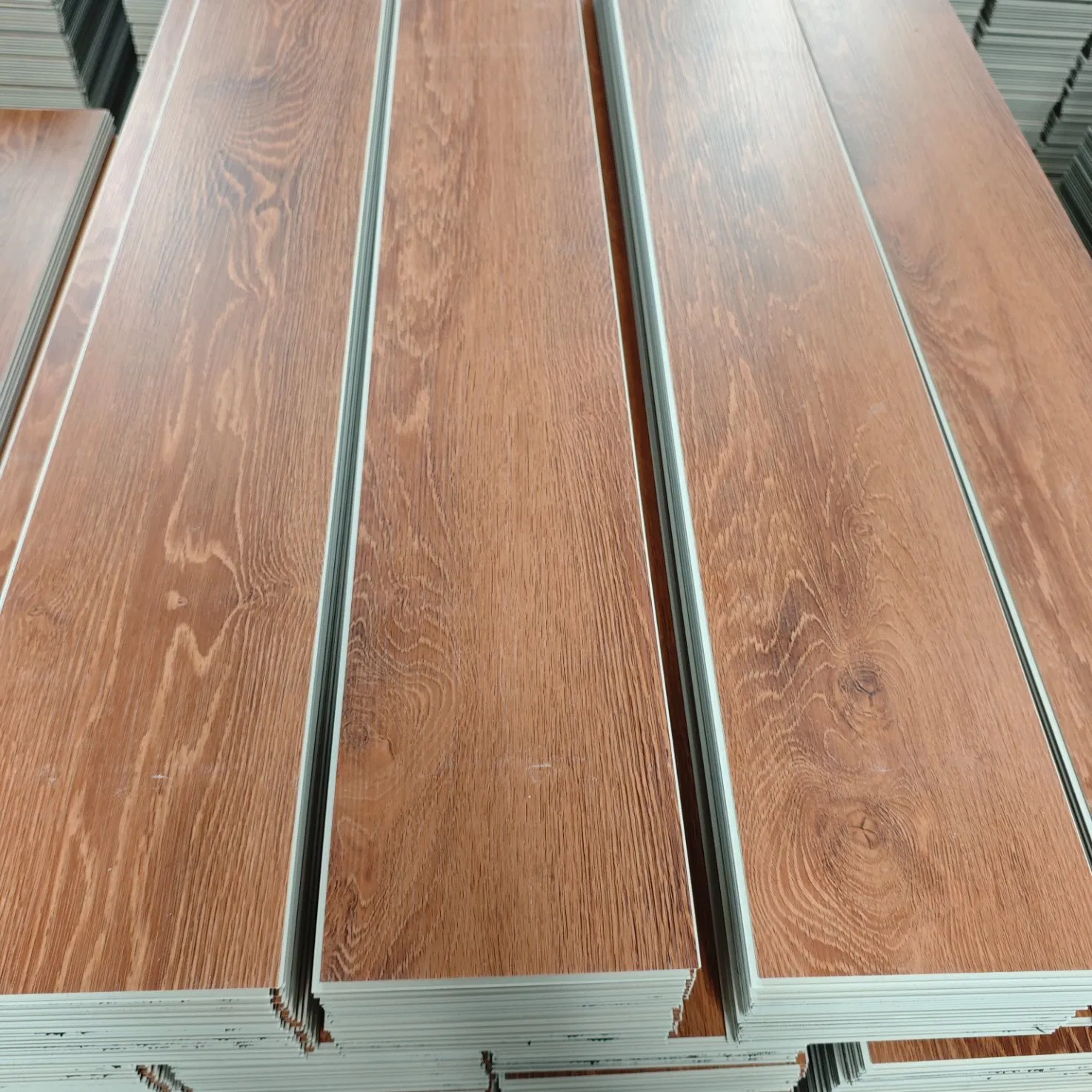 European Fireproof Plastic Waterproof PVC 4mm 5mm Stone Pattern Underlayer Spc Flooring