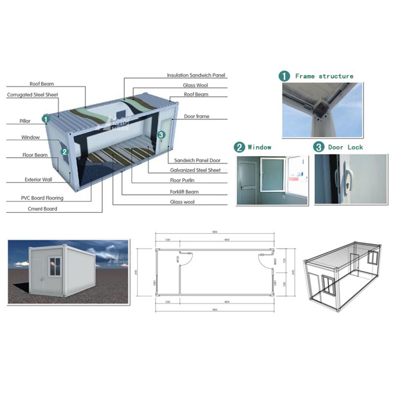 Steel Structure Container Prefab Office