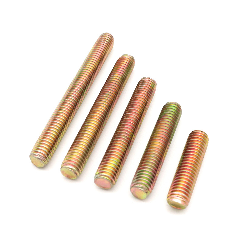 1.25mm Pitch M8 X 90mm Male Full Thread Metal Threaded Rod Screw