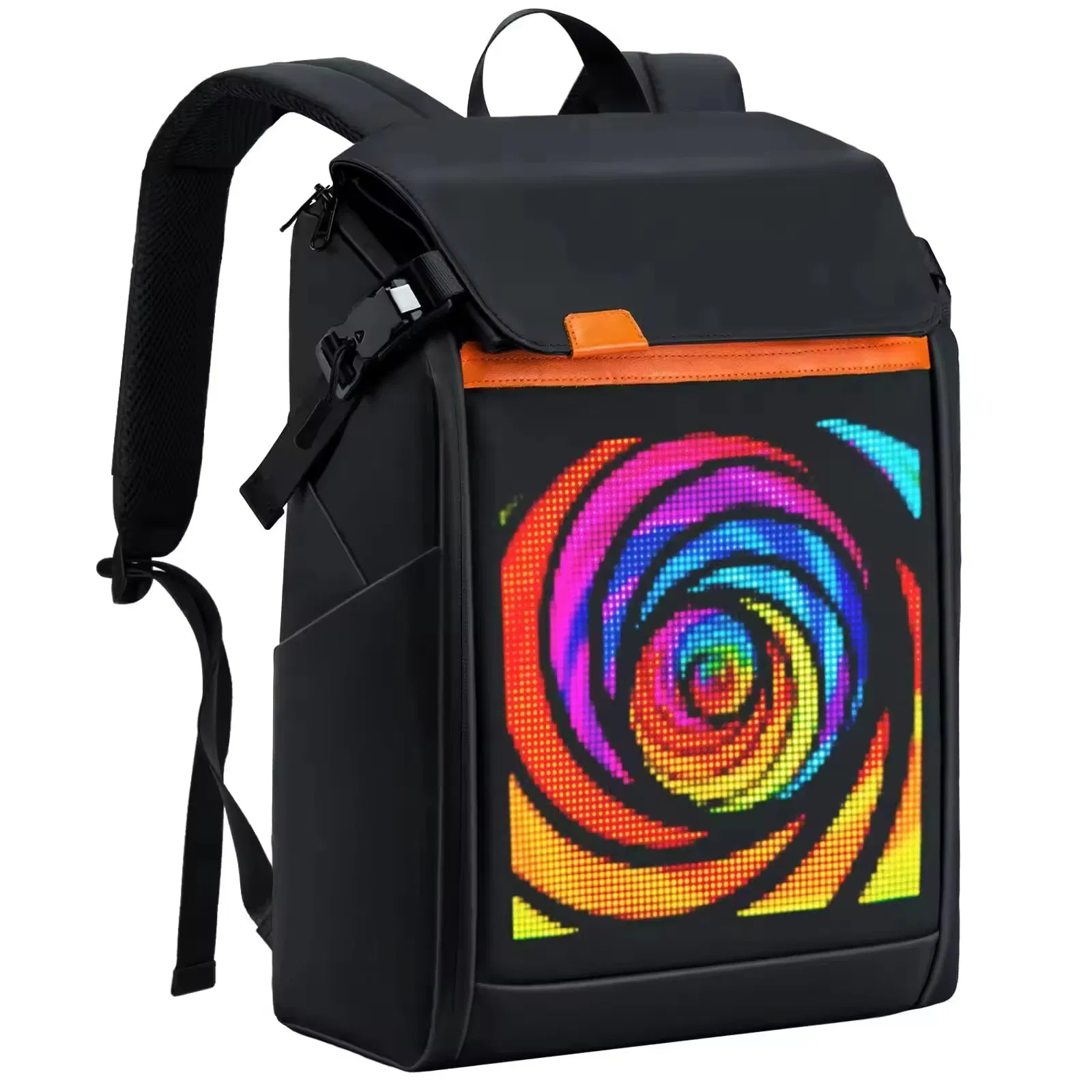 New Fashion High Capacity Outdoor Workout LED Back Pack LED Screen Bag