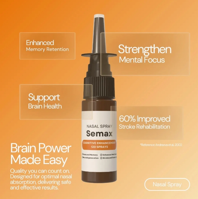 Ultimate Semax Selank Peptide Nasal Spray with Nad+ Dsip for Brain Energy and Deep Sleep Support