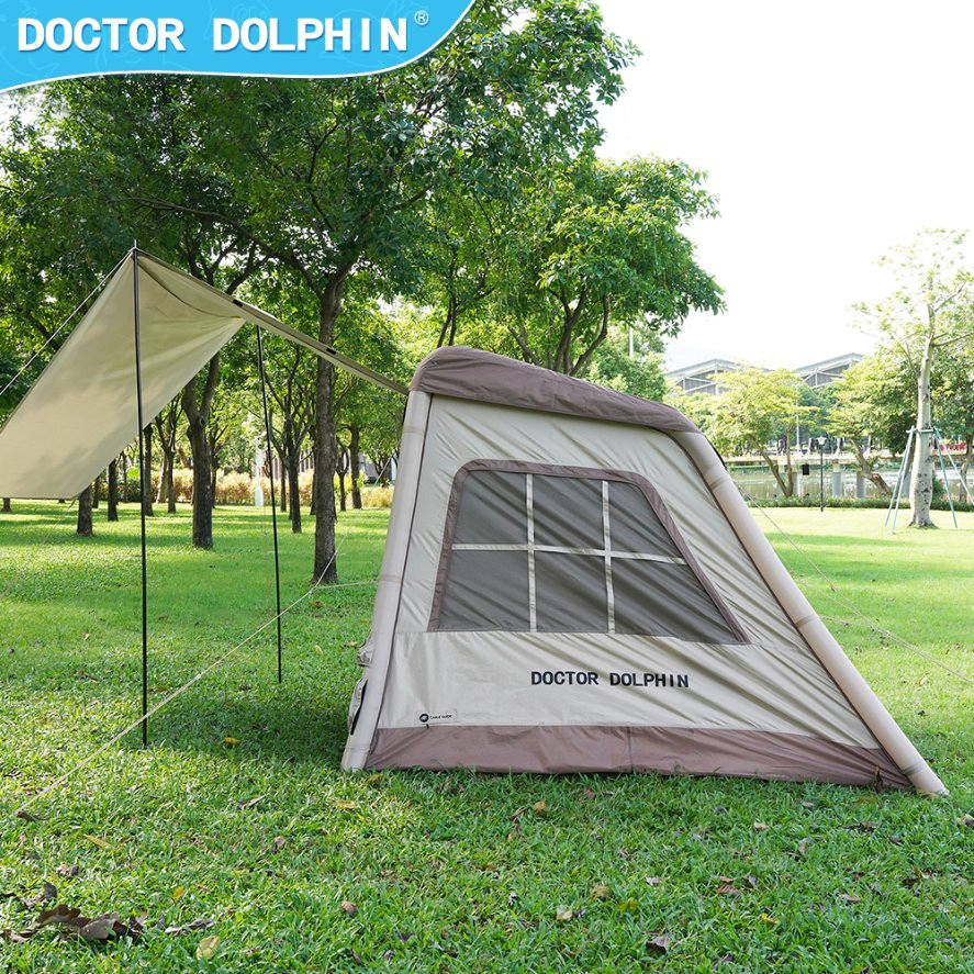 Portable Easy to Store Space Efficient Durable Water Resistant Inflatable Tent