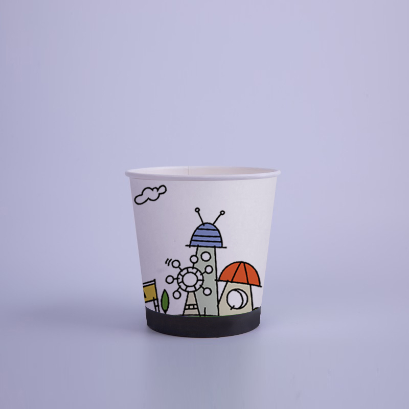 Бумажный суповой стакан 12oz с логотипом