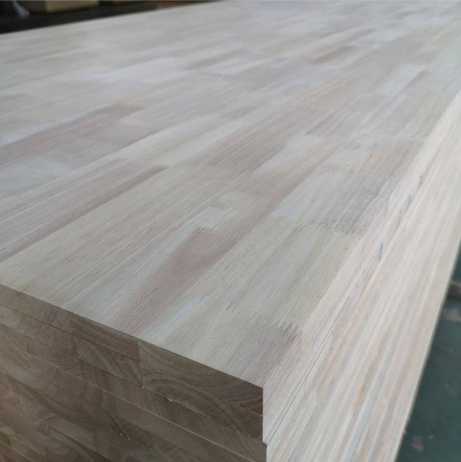 1220*2440mm Rubberwood Finger Joint Board Lumber for Korea Market