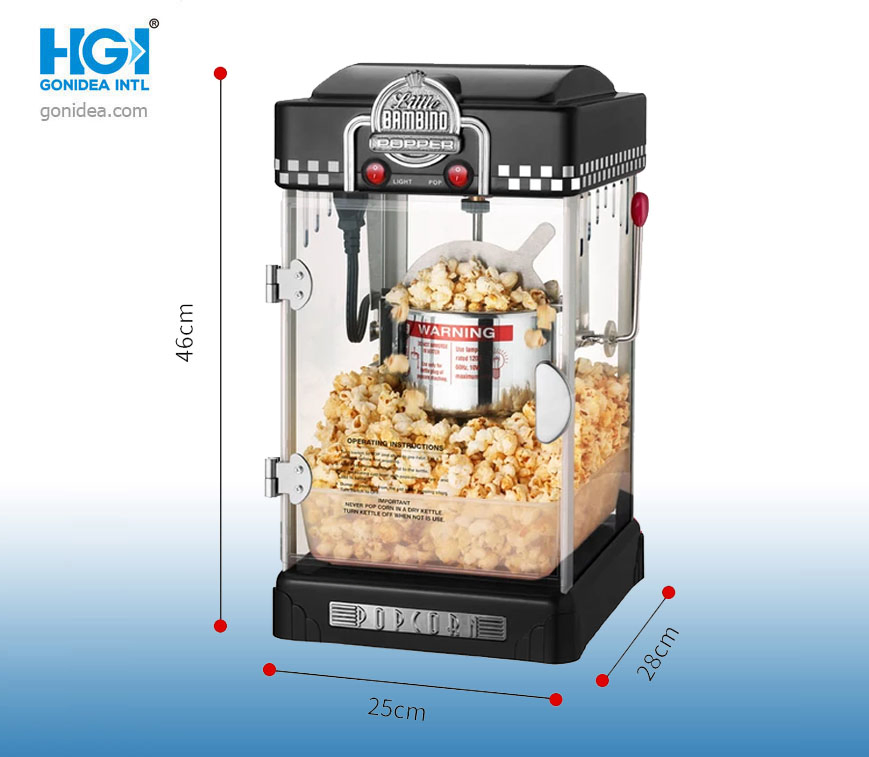 2.5 Ounce Factory Price Mini Electric Automatic Popcorn Maker Machine