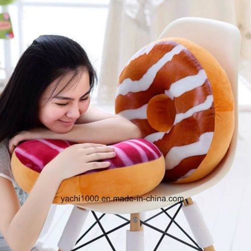 Cotton Donut Pillow Doughnut Stuffed Cookie Shaped Baby Pacify Pillow