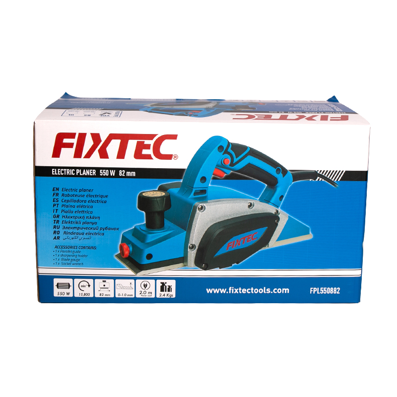 Электрорубанок ручной Fixtec 550W для дерева и металла