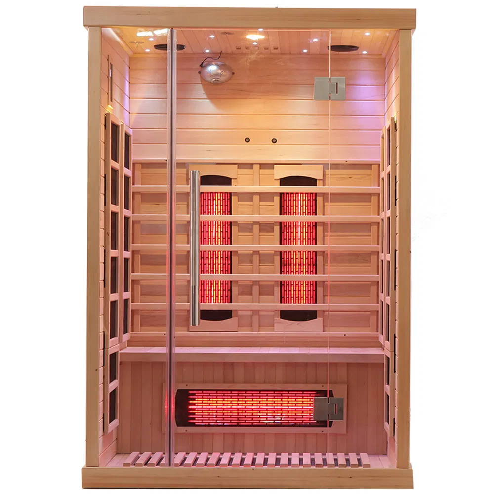 Инфракрасная сауна для дома на 2 человек, хемлок