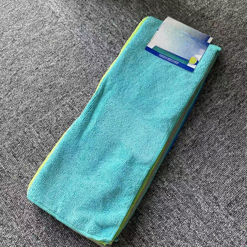 Hot Selling Microfiber Cleaning Cloth Warp Knitted Towel Gray 40*40cm 300GSM Car Microfiber Cloth Car Kitchen Towels