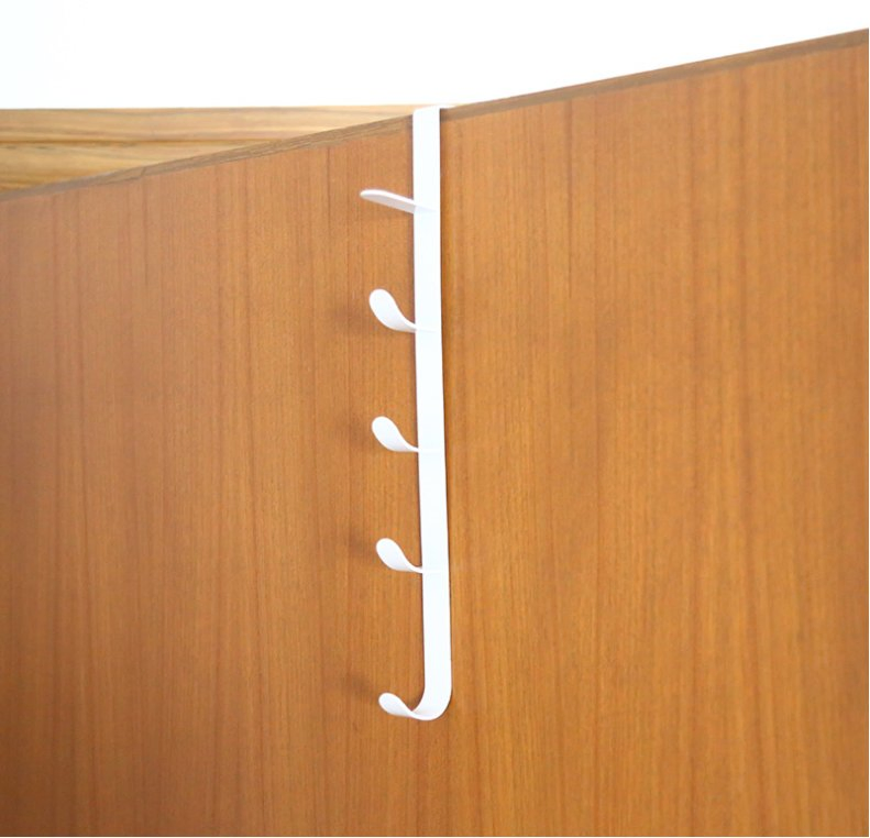 Non-Perforated Door Rear Hook for Clothes and Hats Shelves Non-Trace Door Hook