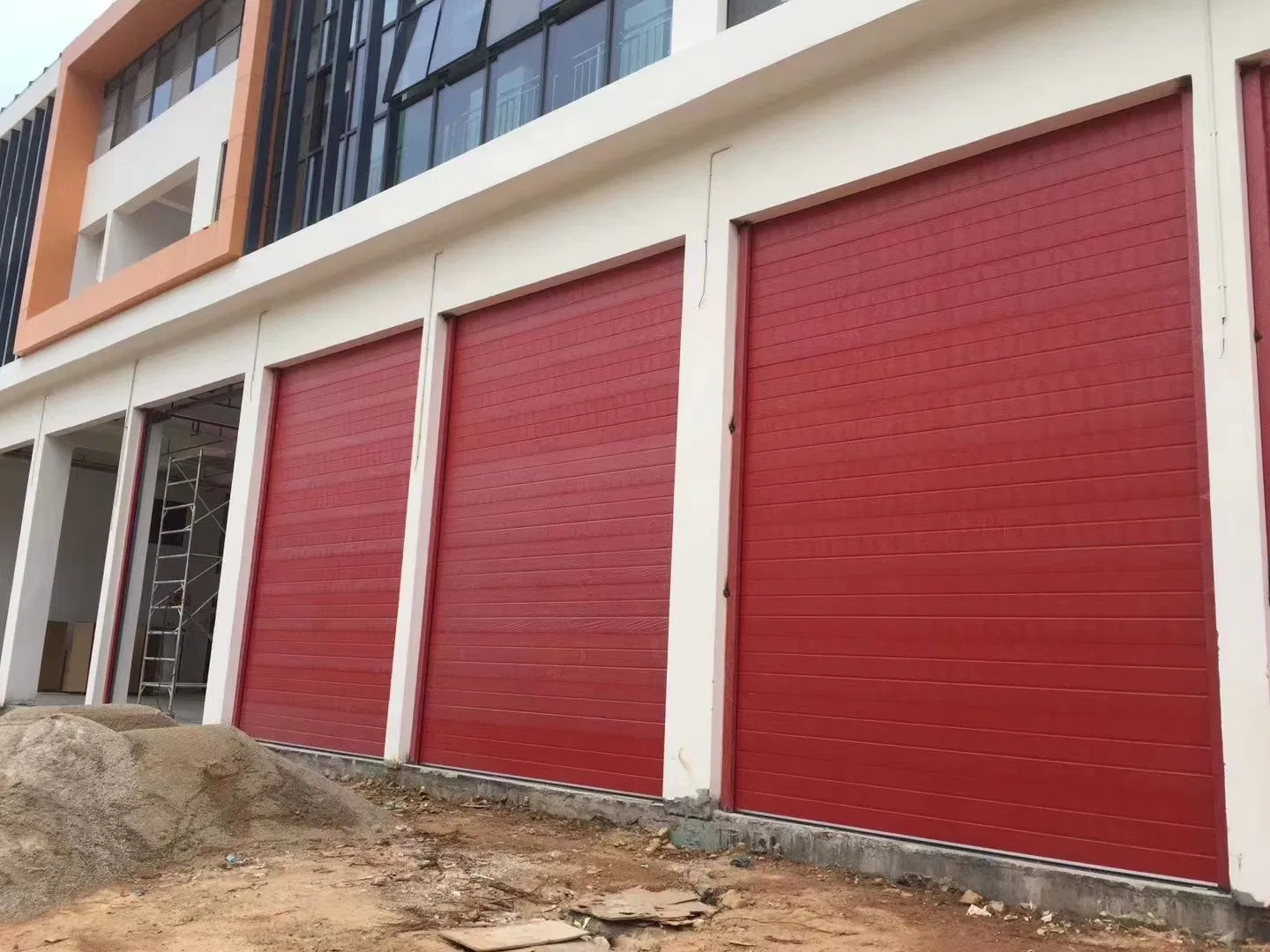 Automatic Industrial Sectional Aluminum Overhead Lifting Door